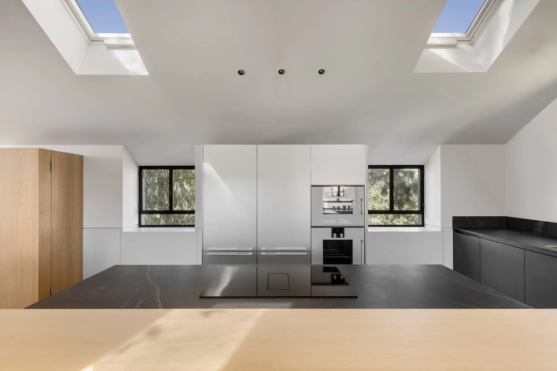 Fixed windows, private residence